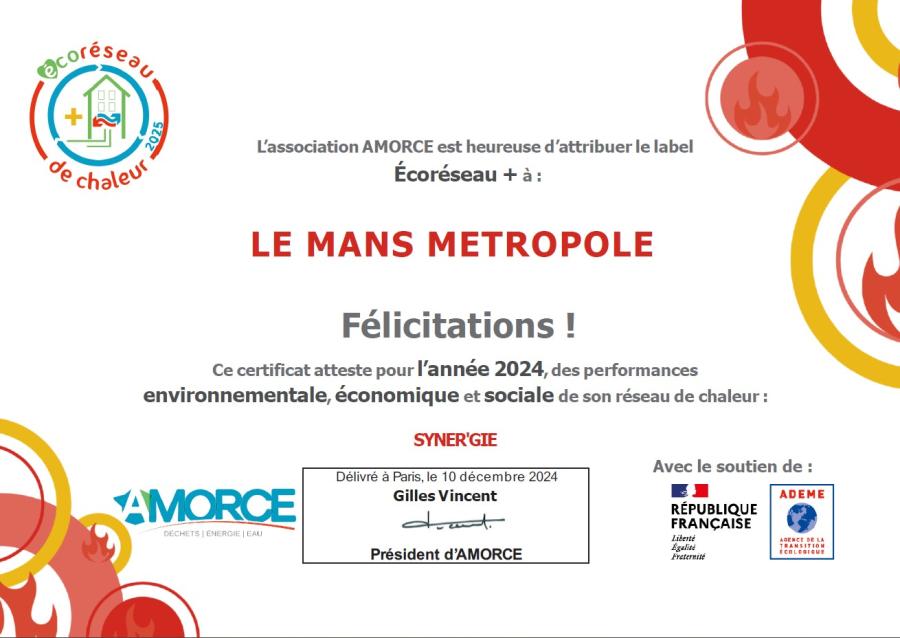 Diplome Ecoréseau+ 2025