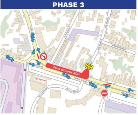 Avenue Bollée - Tronçon n°7 - Phase 3