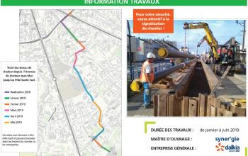 Syner'gie développe le réseau de chaleur vers le quartier Vauguyon et le Pôle Santé Sud